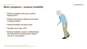 Motor symptoms – postural instability
